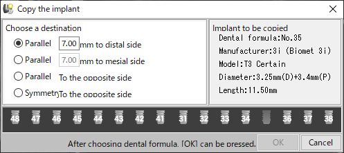 Parallel implantation